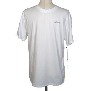 Allbirds Men's Allgood Organic Cotton Logo Tee In Blizzard White Size Medium